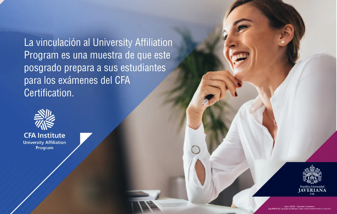 La Maestría en Finanzas fue reconocida y aceptada por el CFA Institute La Maestría en Finanzas fue reconocida y aceptada por el CFA Institute