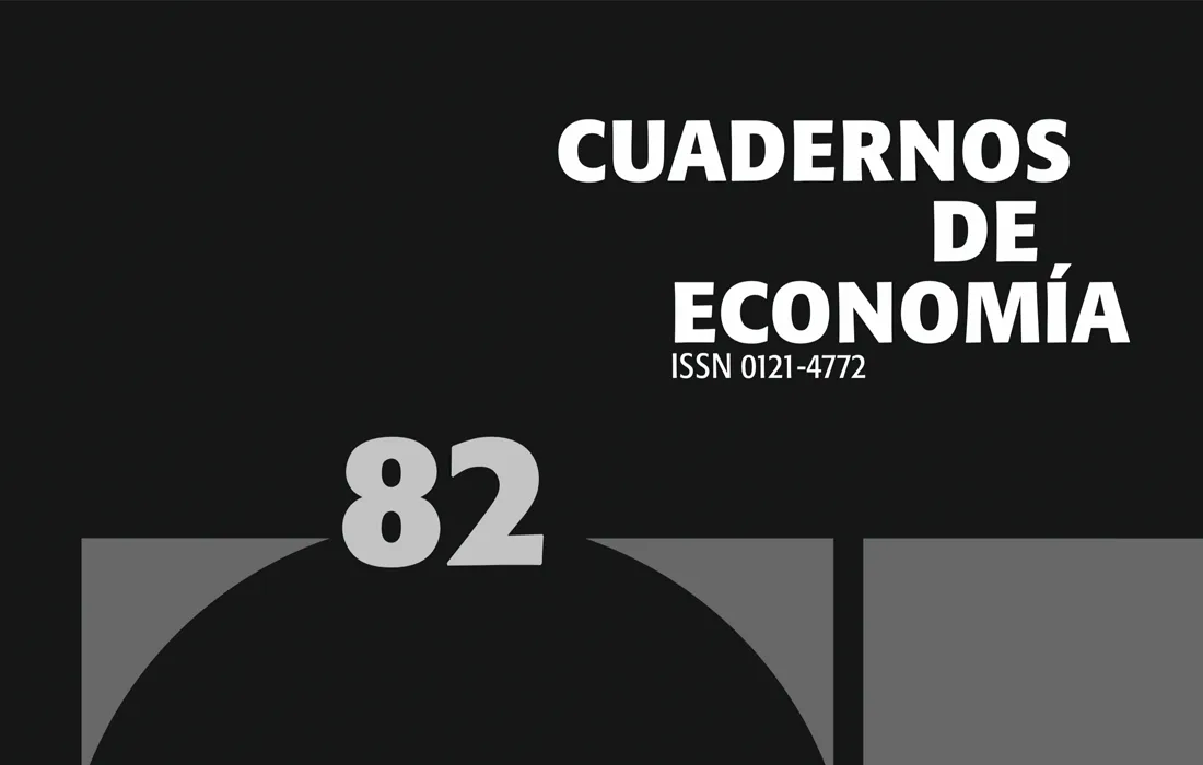 Artículo de investigadores javerianos fue publicado por Cuadernos de Economía de la Universidad Nacional