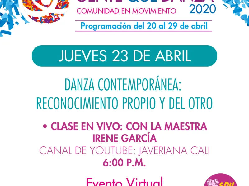 VI Festival Universitario Gente Que Danza ‘Comunidad en Movimiento’ 2020