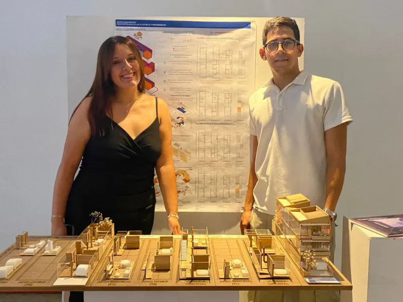 La exposición de los trabajos de los estudiantes de arquitectura de la Universidad Javeriana Cali ha creado un puente entre la historia y la modernidad. 